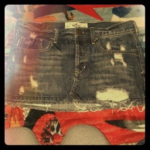 Hollister Jean skirt